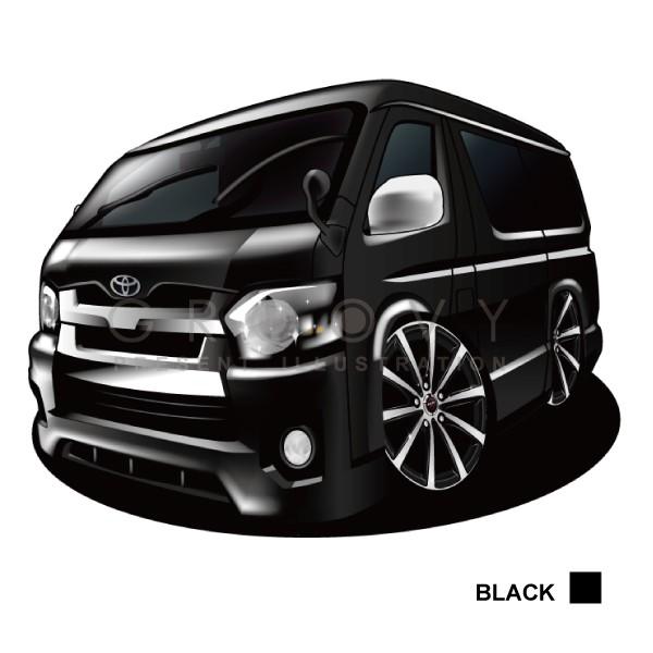 車好き プレゼント トヨタ ハイエース 0系 車 イラスト 版高級フレーム グルービー Toyota ハイエース 新型 0 アート Toy Hiace0 Care Design ヤフー店 通販 Yahoo ショッピング