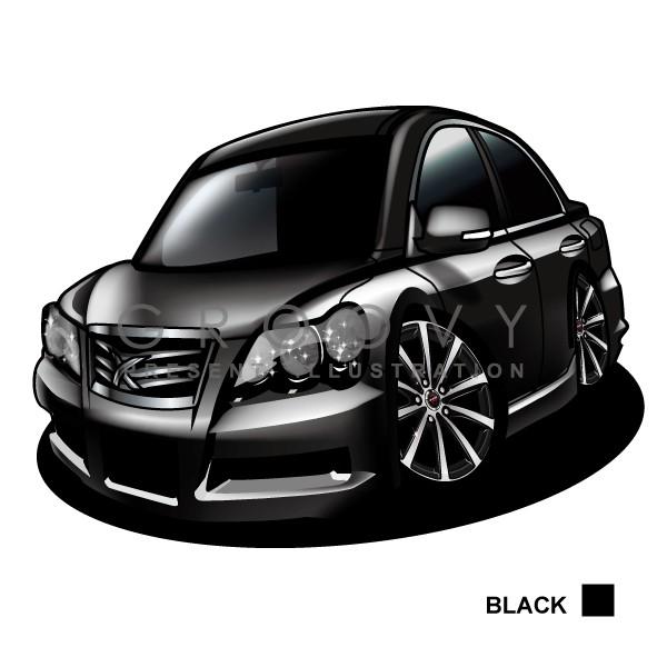 車好き プレゼント トヨタ マークx 12系 車 イラスト 版 グルービー Toyota Mark X アート パーツ オーナー グッズ ギフト アクセサリー Toy Markx12 black Care Design ヤフー店 通販 Yahoo ショッピング