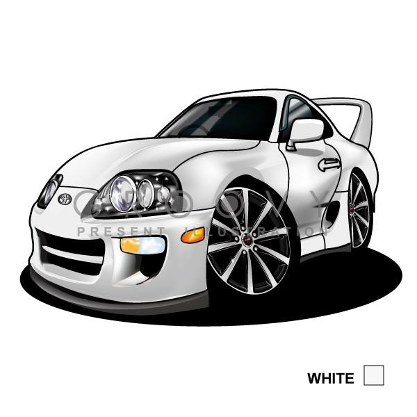 車好き プレゼント トヨタ スープラ SUPRA 80 系 車 ポスター
