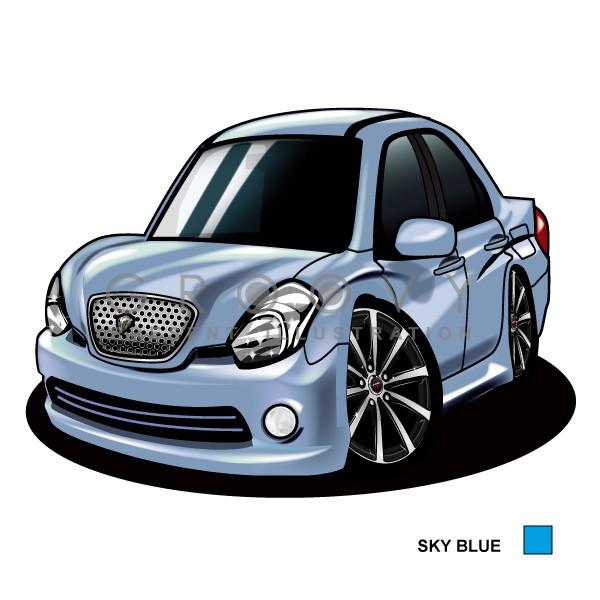 車好き プレゼント トヨタ ヴェロッサ 車 イラスト 2L版 グルービー