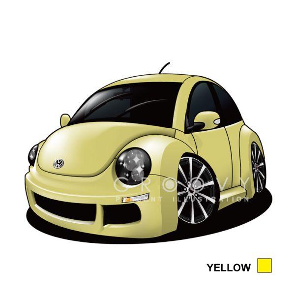 車好き プレゼント フォルクス ワーゲン ビートル 車 イラスト 車好き プレゼント フォルクス ワーゲン ビートル 車 イラスト