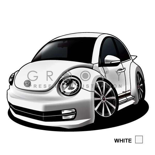 フォルクスワーゲン ビートル スペシャルバグ 車 イラスト 2l版 グルービー Volkswagen Beetle Bug ステッカーも追加ok パーツ グッズ アクセサリー Wag Beetlespbug 2l 車イラストの専門店 Groovy 通販 Yahoo ショッピング