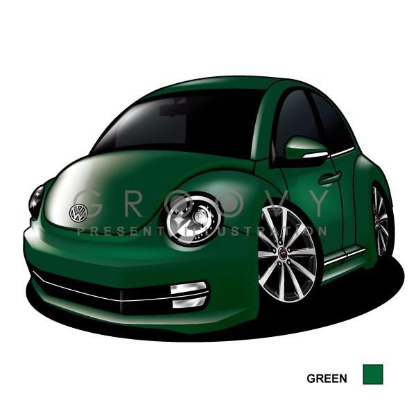 車好き プレゼント フォルクス ワーゲン ザ ビートル 車 ポスター