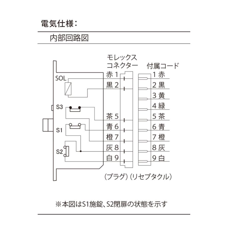 HORI 8100-B [電気錠本体 堀商店 通電時解錠型] |  | 02