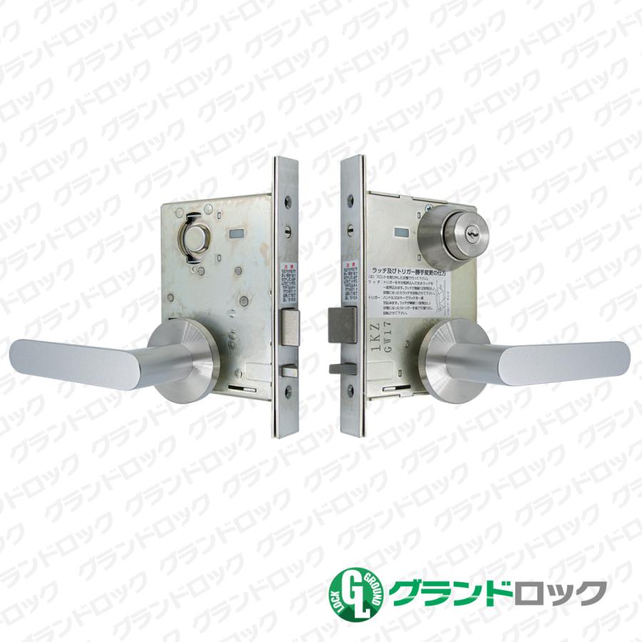 美和ロック MIWA 自動錠 U9 LAT33 BS64 DT40 SV 両開き【レバー