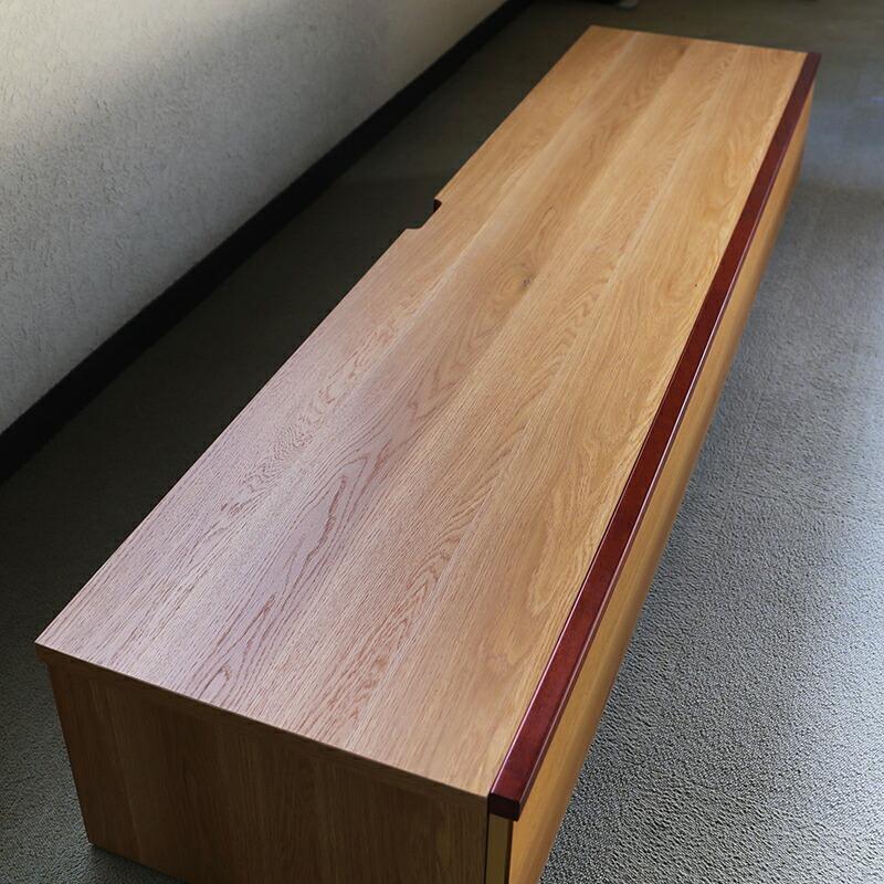 テレビ台 160cm テレビボード ローボード オーク ナチュラル色 木目柄