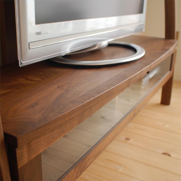 ウォールナット　テレビボードDEEP135 テレビ台 135cm テレビボード ブラウン色 日本製 無垢材
