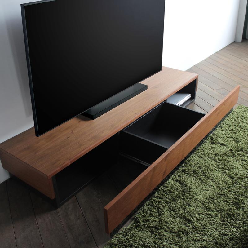 テレビ台 180cm キャビネット3点セット ウォールナット ブラウン 総幅