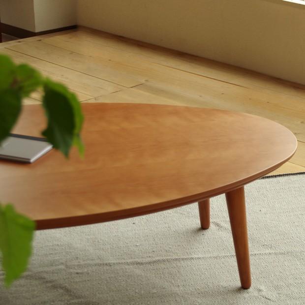 こたつ Denbyデンビー 110cm たまご型 おしゃれな暖卓 ブラック