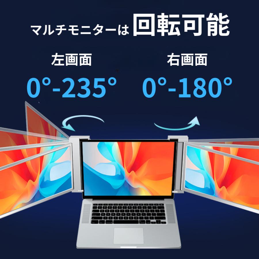 14インチ デュアル モバイルモニター トリプルポータブルモニター