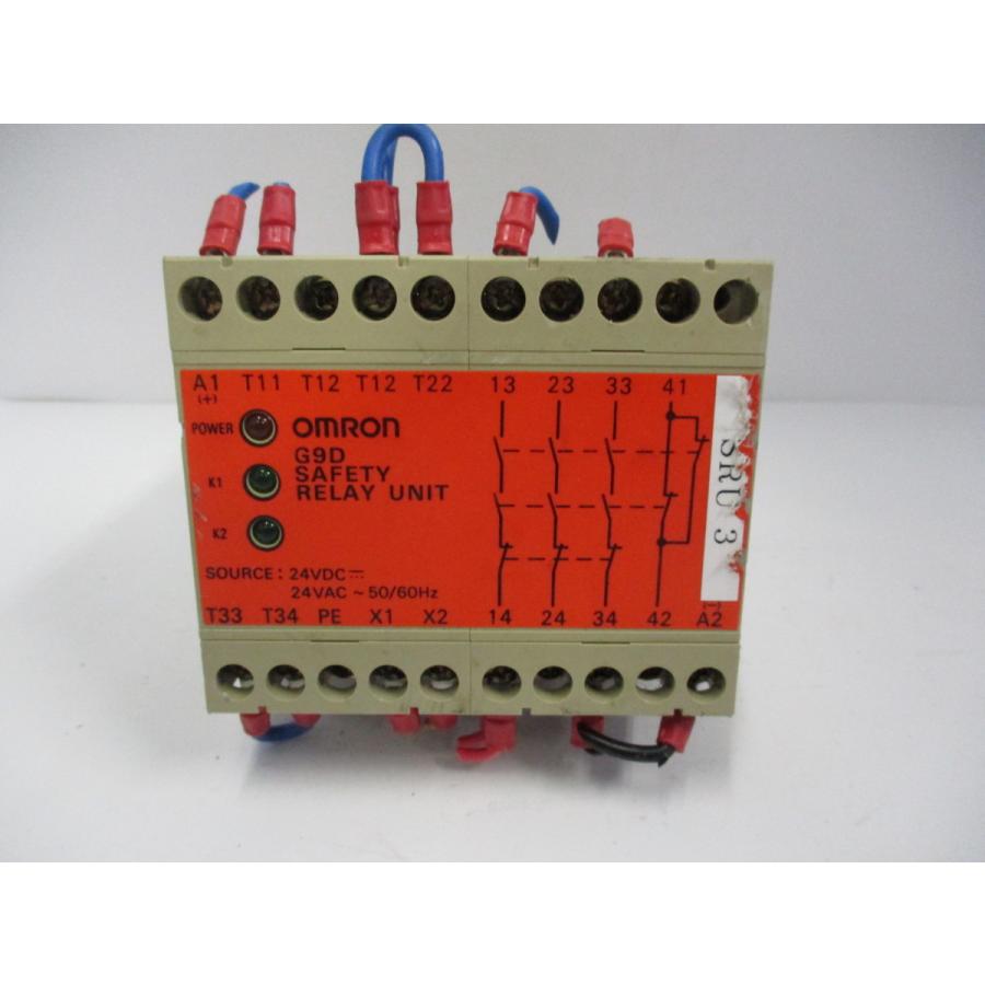 OMRON SAFETY RELAY UNIT G9D301 24VDC セーフティ・リレーユニット 動作未確認 付属品なし