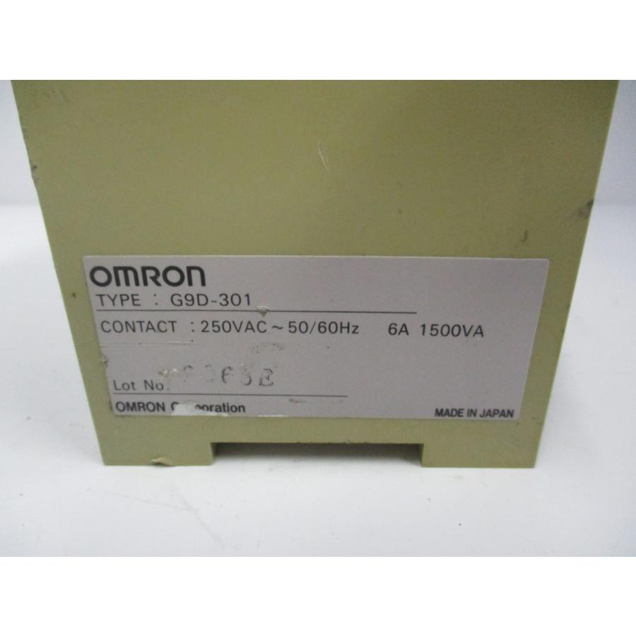 OMRON SAFETY RELAY UNIT G9D301 24VDC セーフティ・リレーユニット 動作未確認 付属品なし