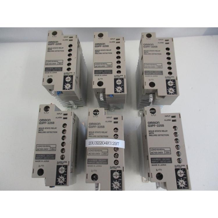 機械 スイッチ Omron Ct内蔵ソリッドステート リレー G3pf 225b Dc24v 動作未確認 6個