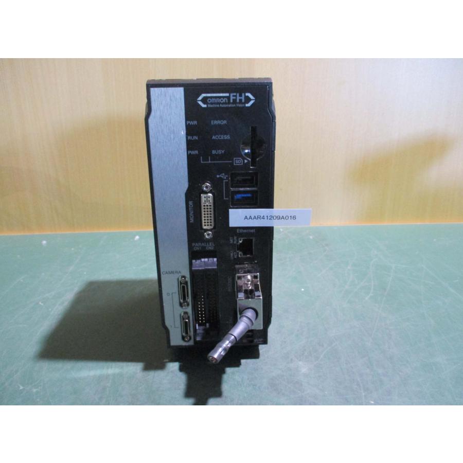 中古 OMRON FH-L550 FH-SM05R 小型白黒デジタルCCD カメラ*2 モニター