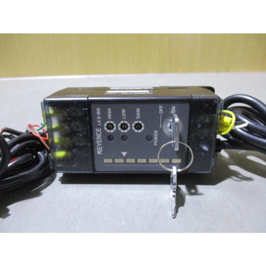 中古 KEYENCE LX2-60/LX2-02R/LX2-02T レーザセンサ セット