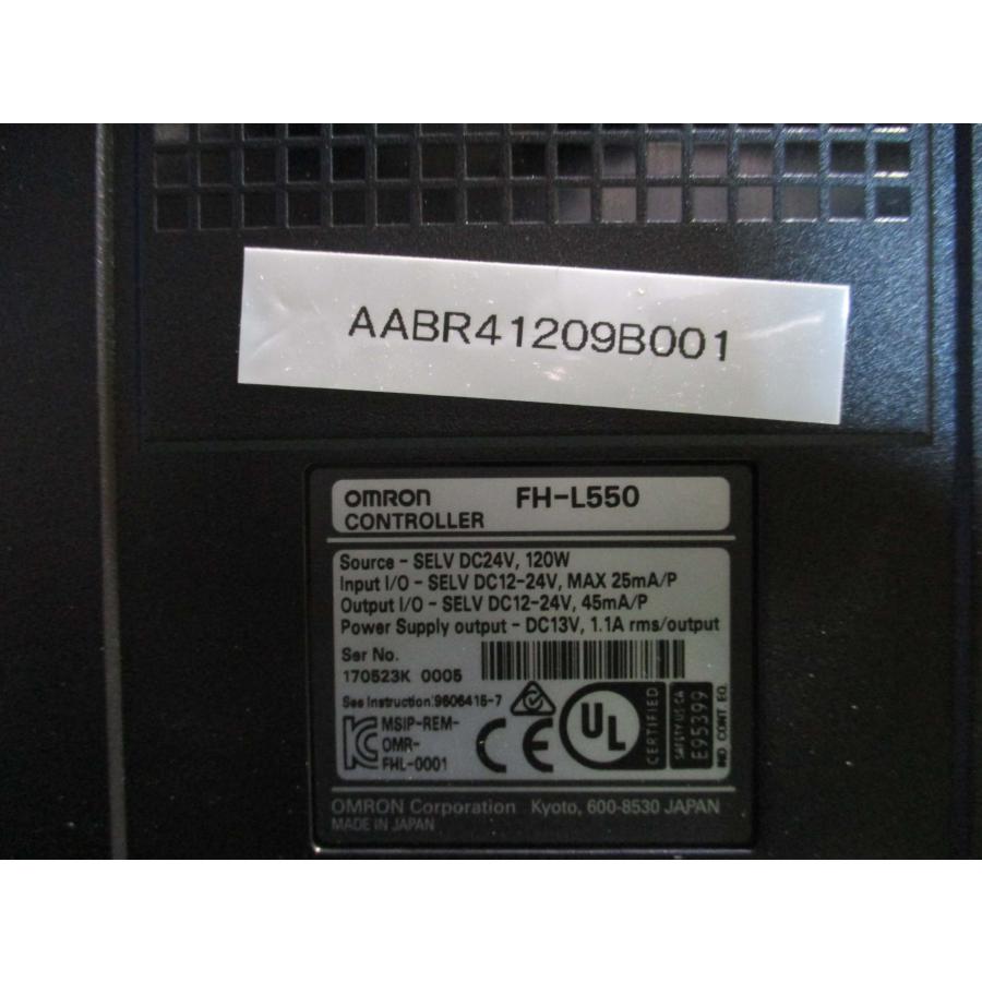 中古 OMRON FH-L550 モニター付けない 通電OK(AABR41209B001