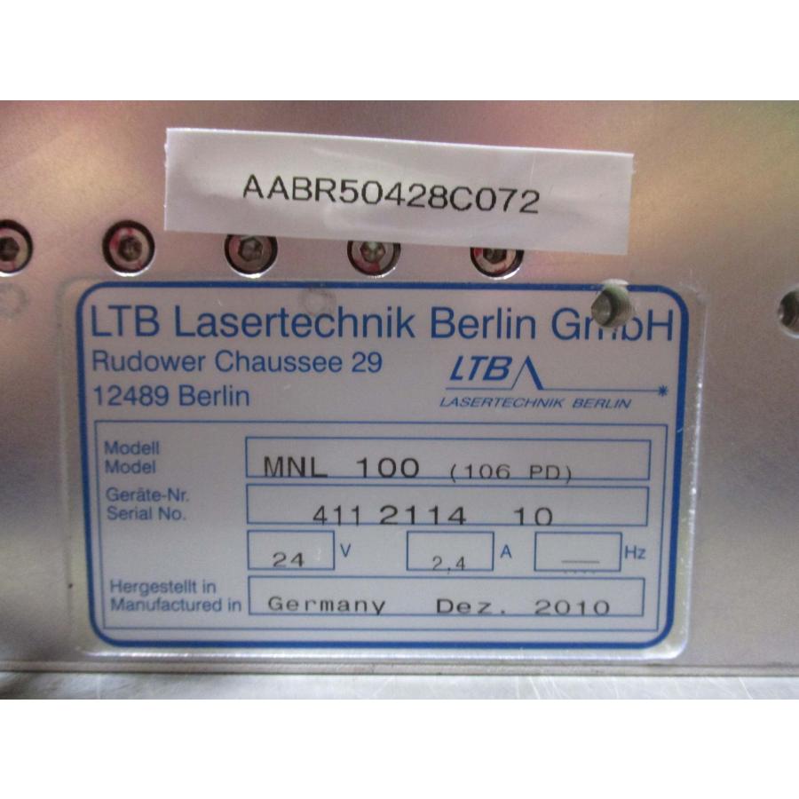 中古 LTB LASERTECHNIK BERLIN MNL 100(AABR50428C072)_6
