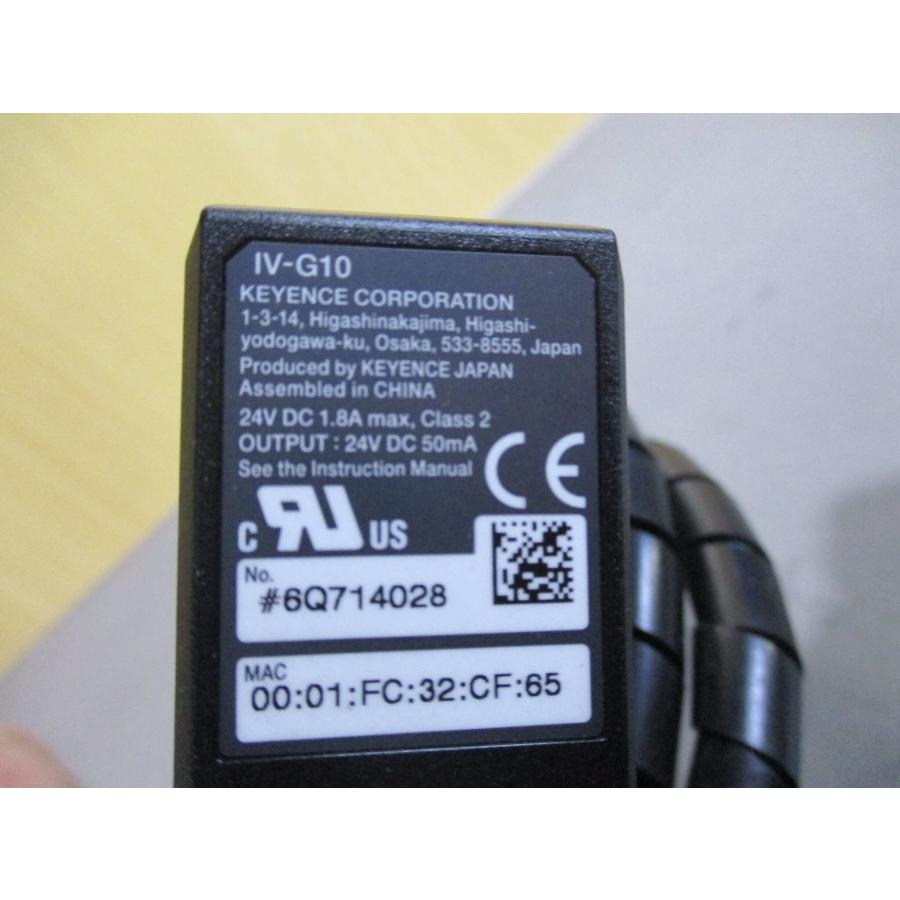【中古】 IV-G10 画像認識センサー 中古KEYENCE Unit Sensor IV-G10/IV-M30 照明一体型画像判別センサ