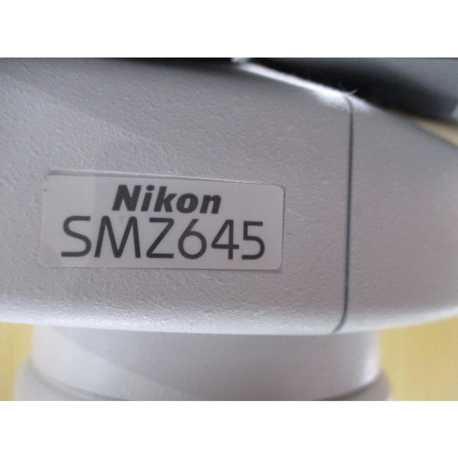 Nikon　実体顕微鏡　SMZ ＋卓上ｽﾀﾝﾄﾞ3型　中古 中古 NIKON 実体顕微鏡 標準スタンドセット C-PS/SMZ645 C-W10*A/22