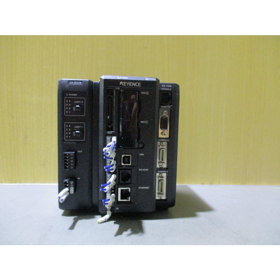 中古 KEYENCE XG-7000 Series Ver.4.2 XG-7500/CA-DC21E＜通電OK 