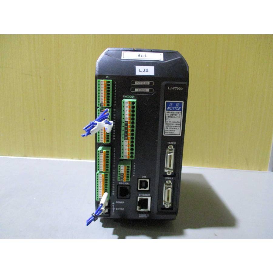 中古KEYENCE Laser displacement sensor LJ-V7000 controller/CB-B3/LJ
