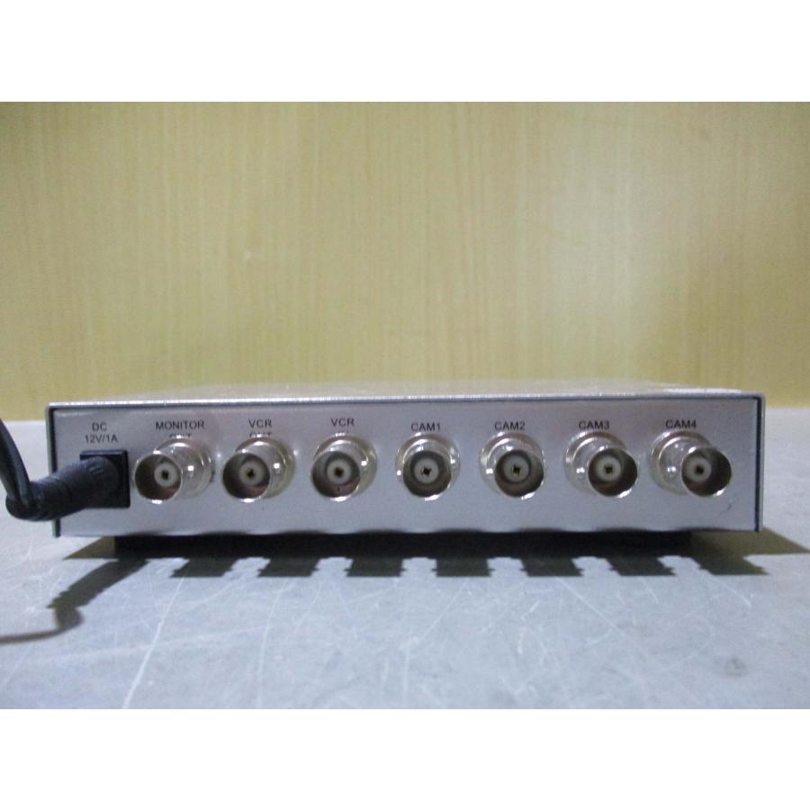 Color QUAD Processor 映像分割器 本体 中古 COLOR QUAD SYSTEM QUAD-400DX 画面4分割器 DC12V/1A