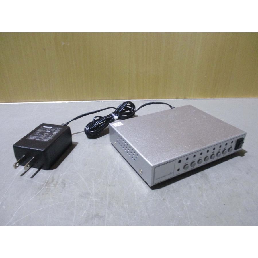 中古 COLOR QUAD SYSTEM QUAD-400DX 画面4分割器 DC12V/1A