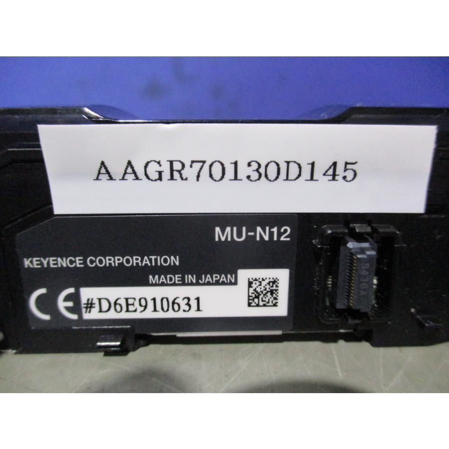 中古 KEYENCE MU-N12 マルチセンサコントローラ DC24V(AAGR70130D145 