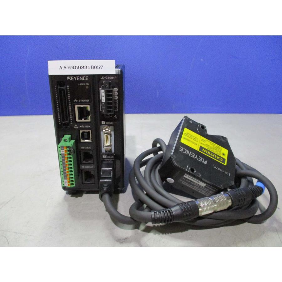 中古 KEYENCE LK-G5001P/LK-H057K レーザ変位センサ 中古 KEYENCE LK-G5001P/LK-H057K レーザ変位センサ