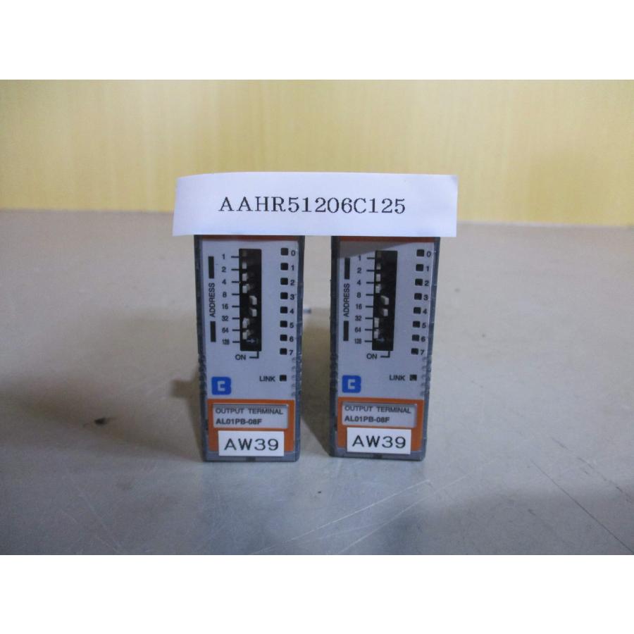 中古Anywire コンパクトターミナル コネクタタイプ AL01PB-08F 2SET(AAHR51206C125 ...