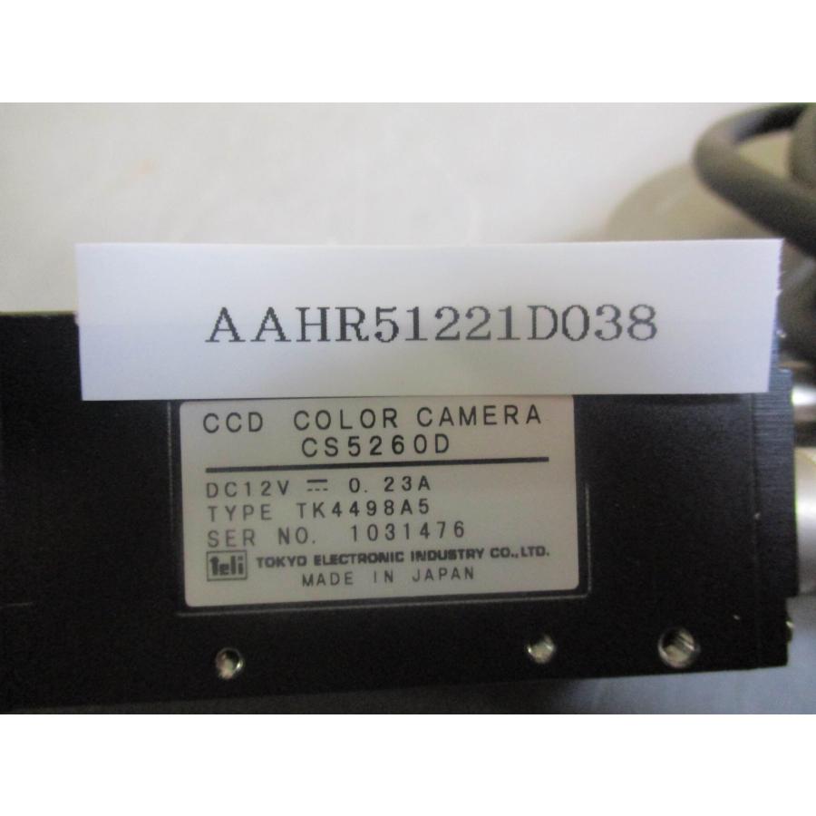 中古 TELI CCD COLOR CAMERA CS5260D TK4498A5 /CORRECT AUTO ZOOM 