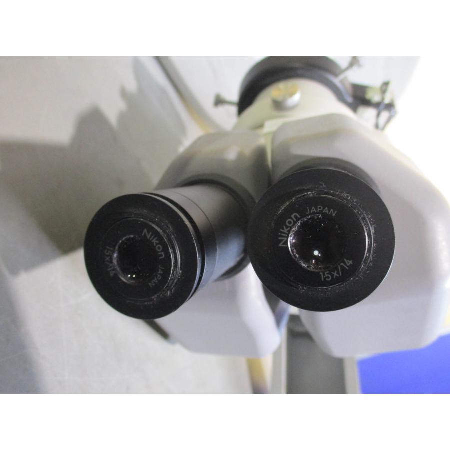倉庫一掃特別価格  NIKON 実体顕微鏡 標準スタンドセット C-PS/SMZ645/15x/14(AAJR60111B025)