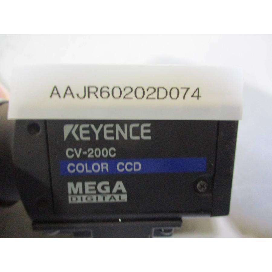 中古 KEYENCE COLOR CCD CV-200C MEGA DIGITAL カラーカメラ (AAJR60202D074 ...
