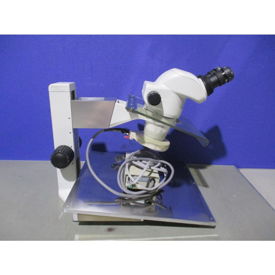 中古 NIKON 実体顕微鏡 標準スタンドセット C-PS /SMZ745/ DSK8092-100