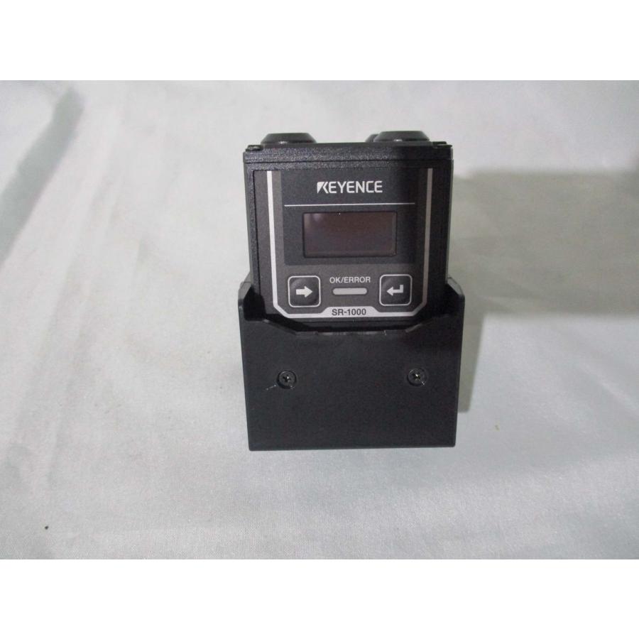 中古KEYENCE キーエンス SR-1000 バーコードリーダ + SR-10AH