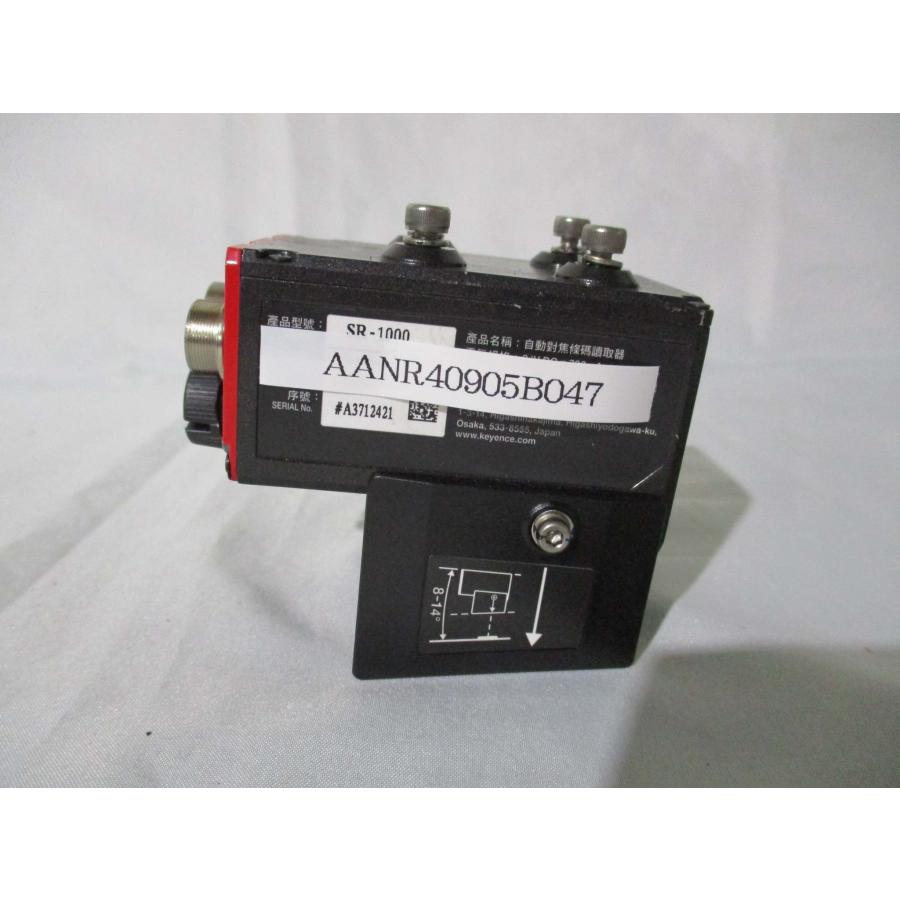 中古KEYENCE キーエンス SR-1000 バーコードリーダ + SR-10AH