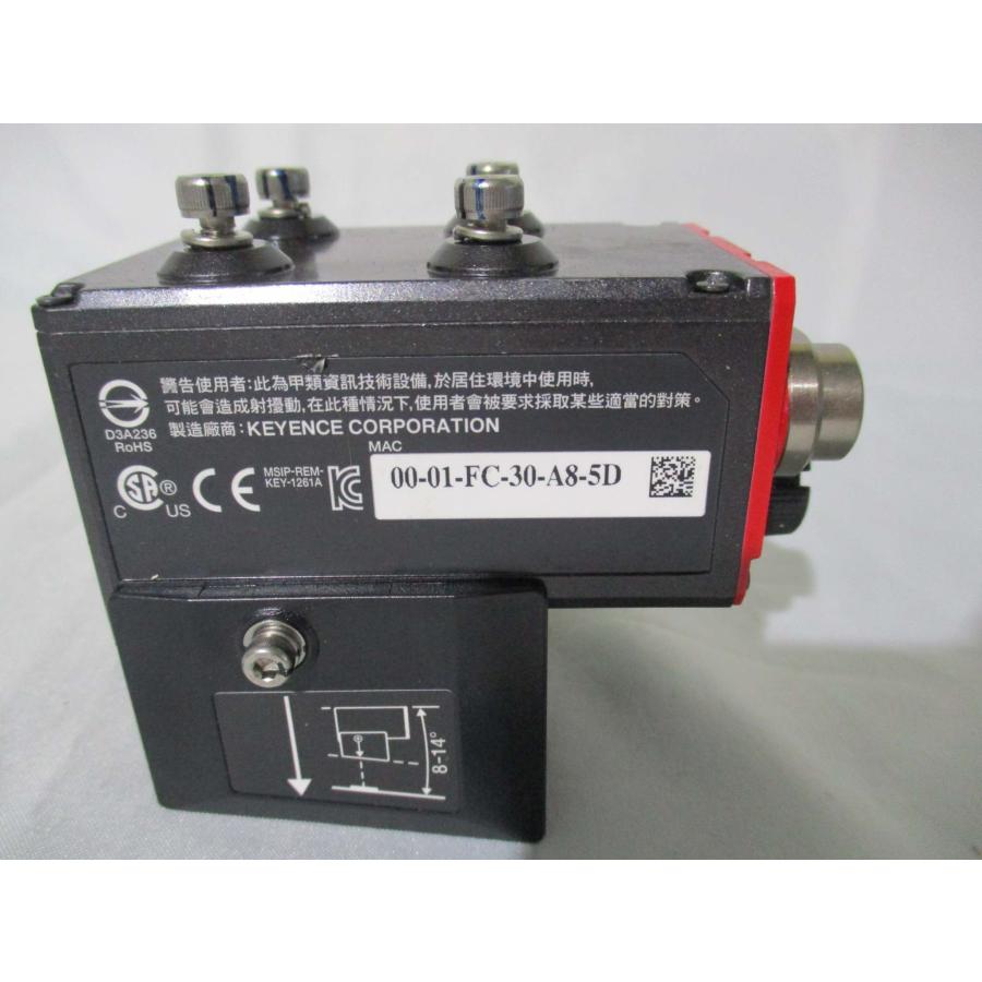 中古KEYENCE キーエンス SR-1000 バーコードリーダ + SR-10AH