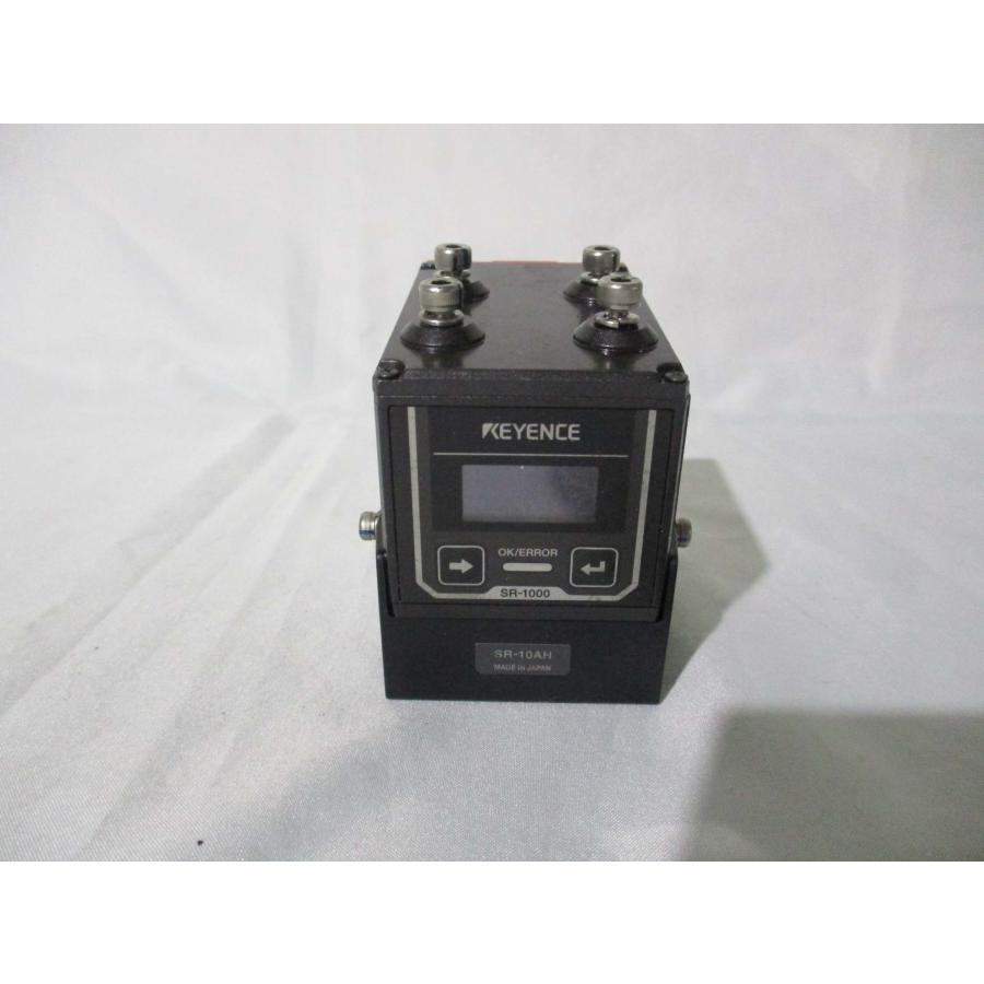 中古KEYENCE キーエンス SR-1000 バーコードリーダ + SR-10AH