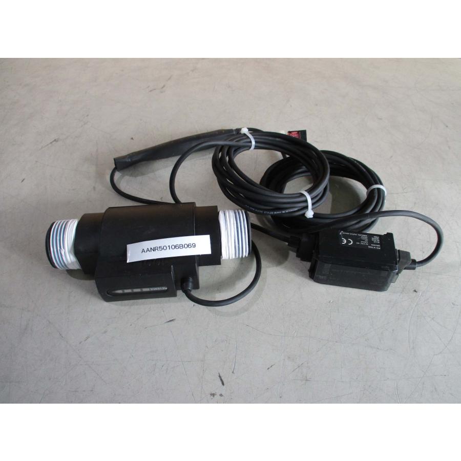 KEYENCE FD-P100 FD-V70Aセット品 （中古 KEYENCE 流量センサ アンプ 