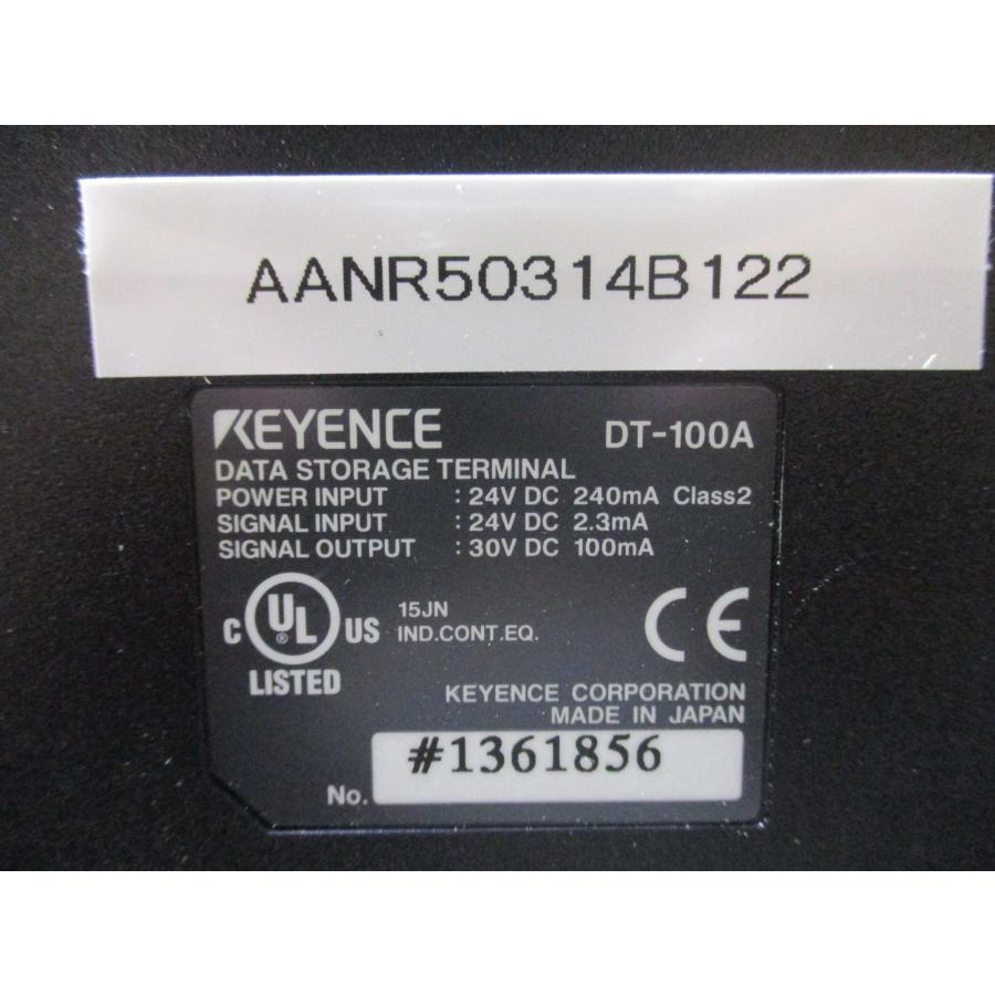 中古 KEYENCE DATA STORAGE TERMINAL DT-100A データストレージ 