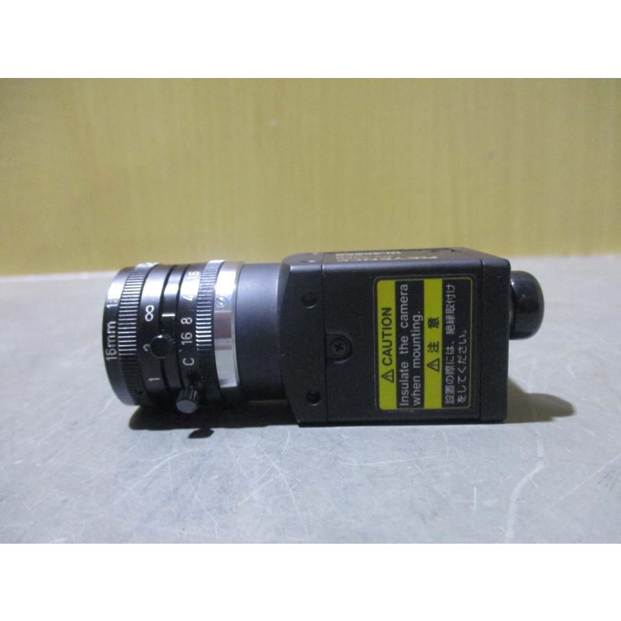 中古 CCD KEYENCE デジタル倍速白黒カメラ CV-035M 画像センサ 16MM 1