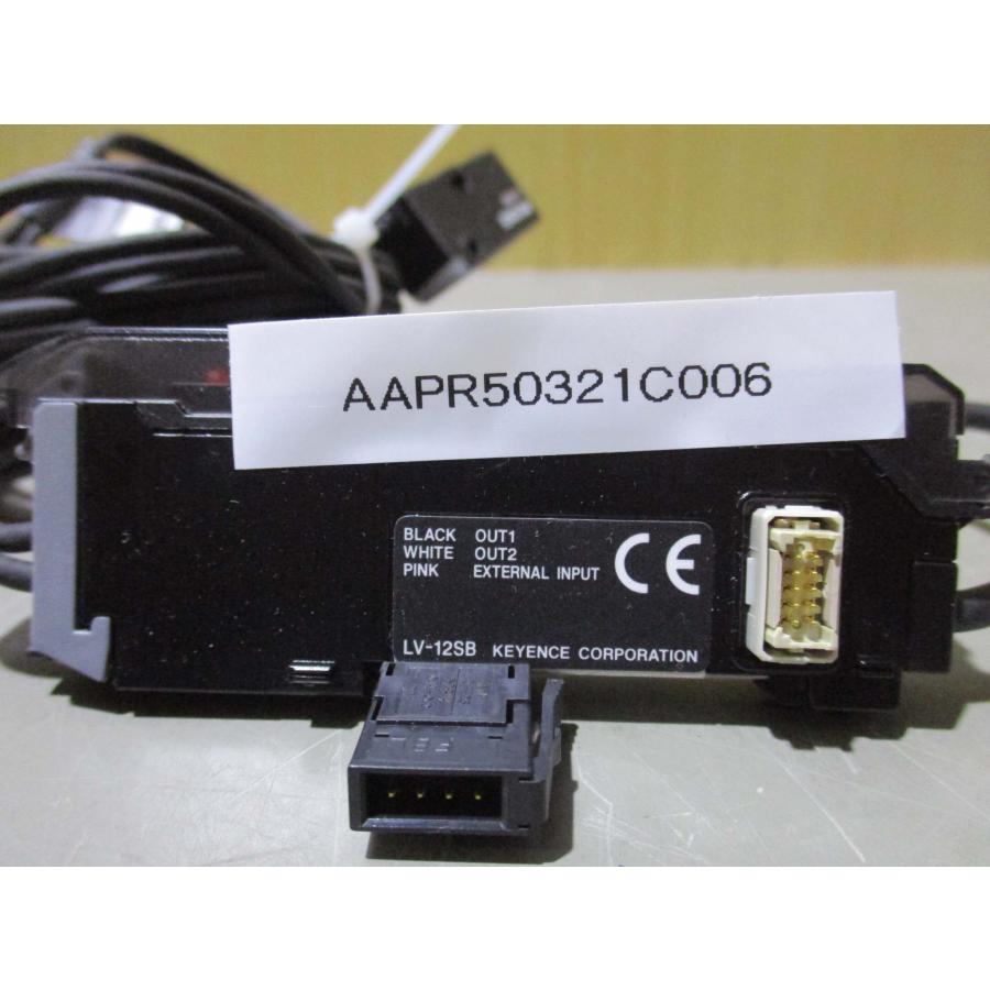 中古 KEYENCE LV-S62/LV-12SB 小型デジタルレーザセンサ ヘッド