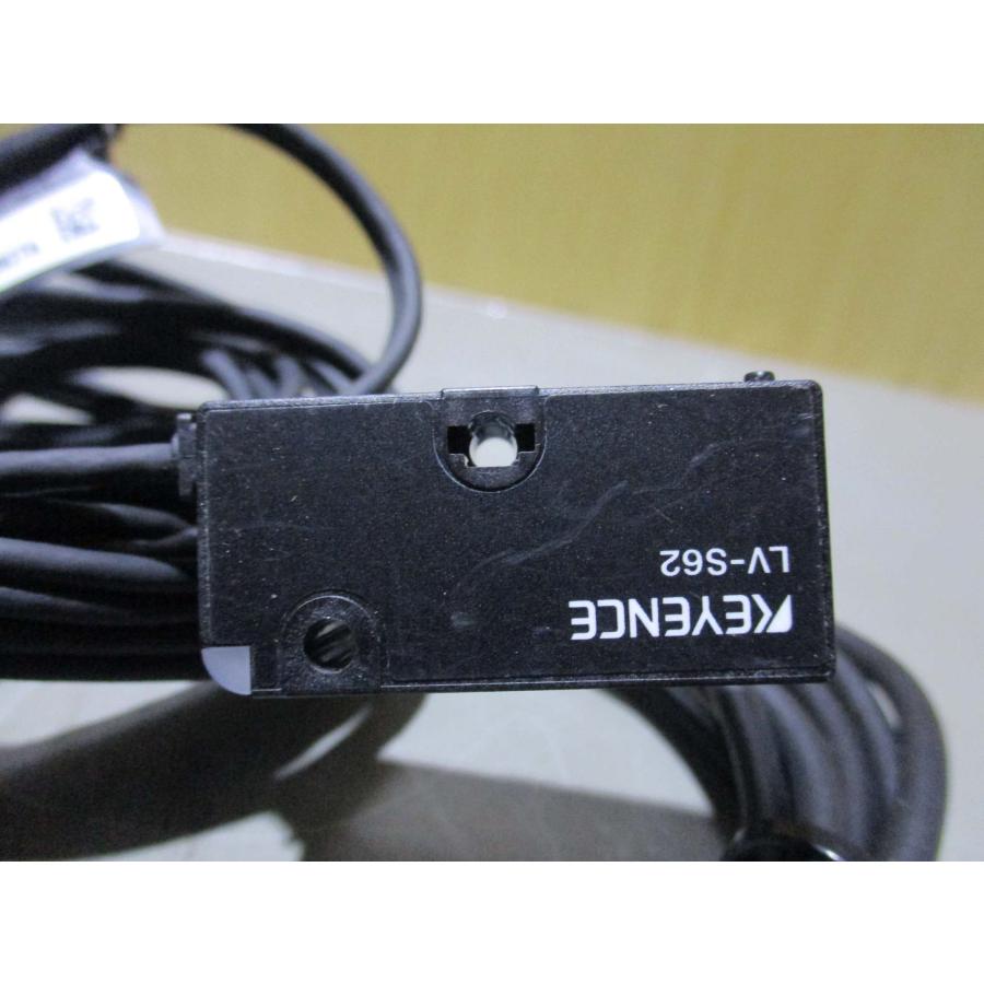中古 KEYENCE LV-S62/LV-12SB 小型デジタルレーザセンサ ヘッド