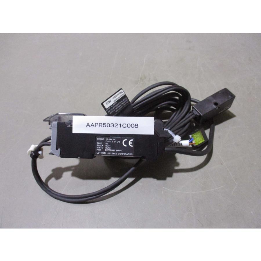 中古 KEYENCE LV-S62/LV-11SB 小型デジタルレーザセンサ ヘッド 中古 KEYENCE LV-S62/LV-11SB 小型デジタルレーザセンサ ヘッド