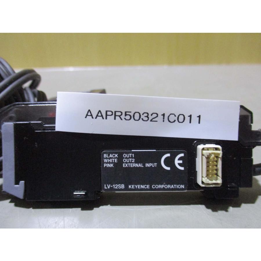 中古 KEYENCE LV-S62/LV-12SB 小型デジタルレーザセンサ ヘッド