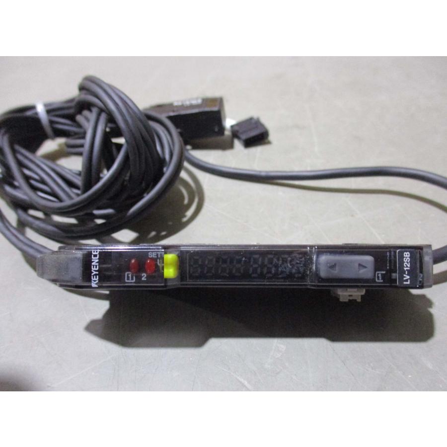 中古 KEYENCE LV-S62/LV-12SB 小型デジタルレーザセンサ ヘッド
