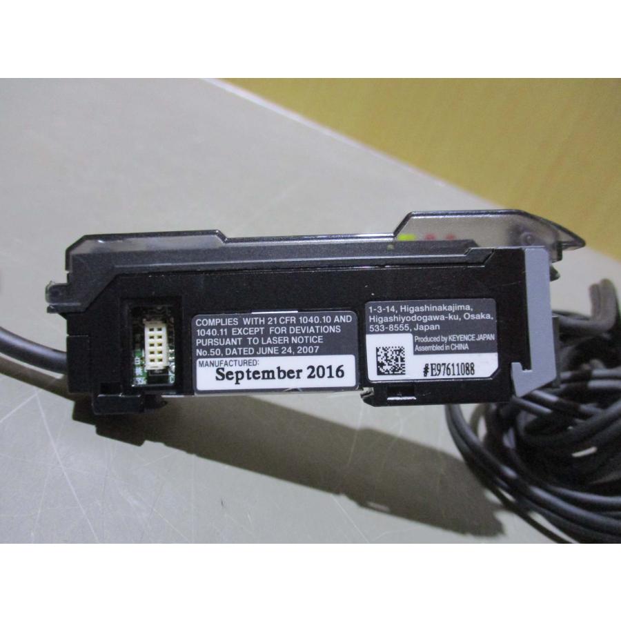 中古 KEYENCE LV-S62/LV-12SB 小型デジタルレーザセンサ ヘッド