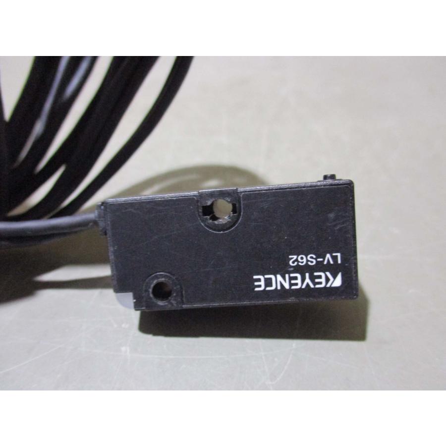 中古 KEYENCE LV-S62/LV-12SB 小型デジタルレーザセンサ ヘッド