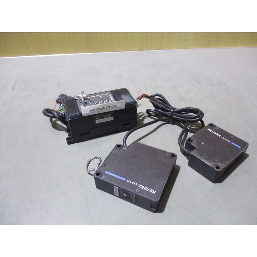 中古 KEYENCE LX2-60/LX2-03R/LX2-03T レーザセンサ セット