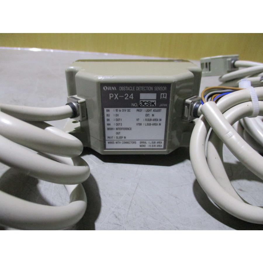 中古 SUNX OBSTACLE DETECTION SENSOR PX-24/PX-SB1*2 障害物センサ (AAPR51116B054 ...